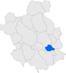 Location within Vallès Occidental