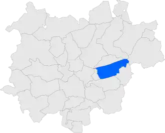 Location within Bages
