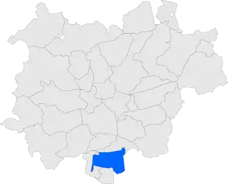 Location within Bages