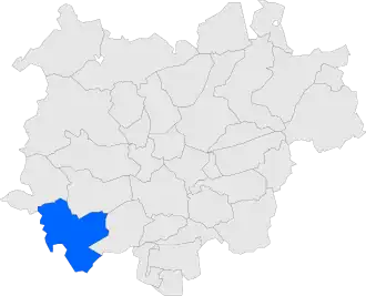 Location within Bages