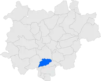Location within Bages