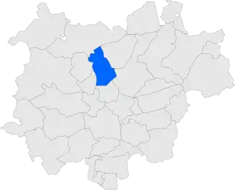 Location within Bages