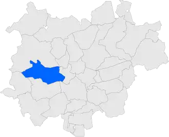 Location within Bages