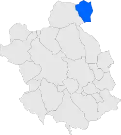 Location within Vallès Occidental