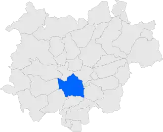 Location within Bages