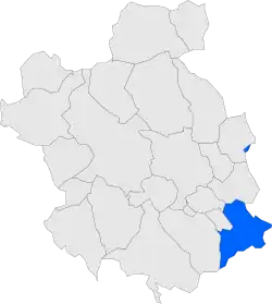 Location within Vallès Occidental