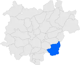 Location within Bages