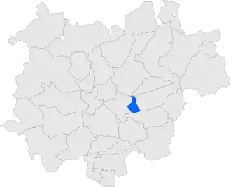 Location within Bages