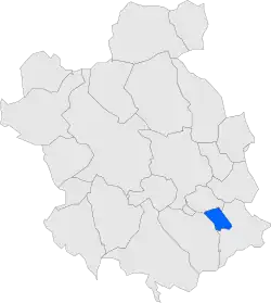 Location within Vallès Occidental