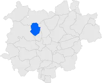 Location within Bages