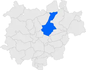 Location within Bages