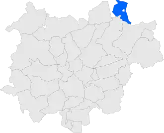 Location within Bages