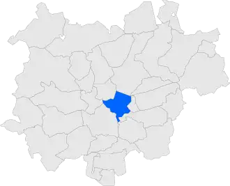 Location within Bages