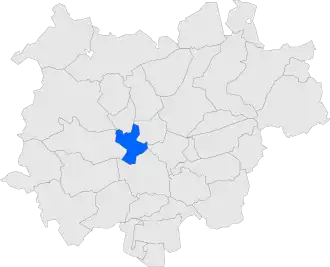 Location within Bages