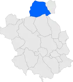 Location within Vallès Occidental