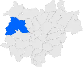 Location within Bages