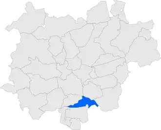 Location within Bages