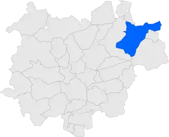 Location within Bages