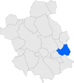Location within Vallès Occidental