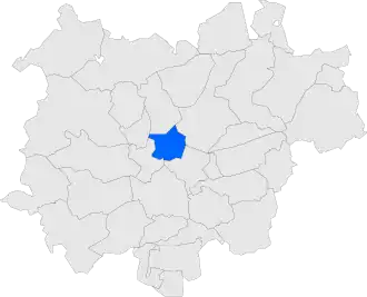 Location within Bages