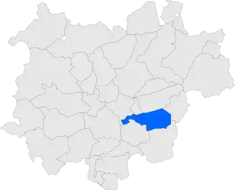 Location within Bages