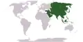 Location of Asia