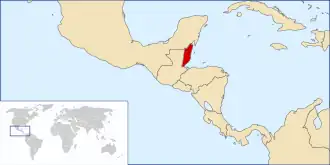 Location of Black River Settlements (1749-1862) British Honduras (1862–1973)Belize (1973–1981)
