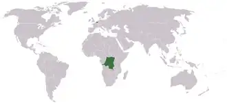 Location of Congo
