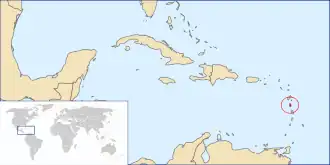 Location of Dominica