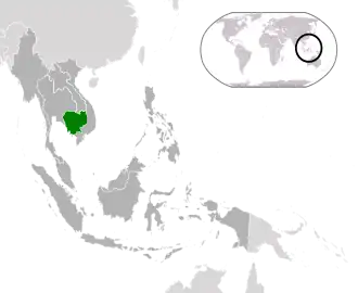 Location of &nbsp;Cambodia&nbsp;&nbsp;(green)in ASEAN&nbsp;&nbsp;(dark grey)&nbsp; —&nbsp; [Legend]