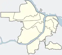 Location of Nizhny Novgorod