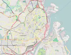 2015 Copenhagen shootings is located in Copenhagen
