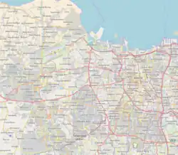 CGK is located in Jakarta metropolitan area