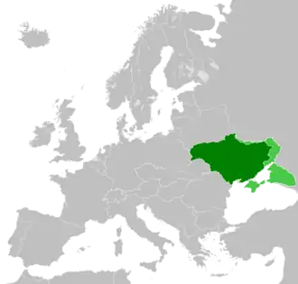 Location of Ukrainian State
