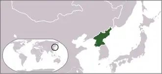 Location of Soviet Korea