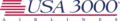 The logo of USA3000 Airlines