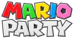 International promotional artwork, depicting Mario posing next to the game's logo and in front of a gallery of minigames