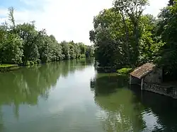The Loing in Grez-sur-Loing.