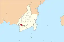 Location within South Kalimantan
