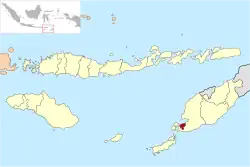 Location of the City of Kupang in East Nusa Tenggara