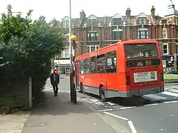 Dennis Dart with East Lancs EL2000 bodywork rear