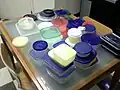 Tupperware soup and sandwich containers