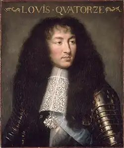Portrait of Louis XIV aged 63