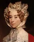 Portrait engraving of Louisa Adams