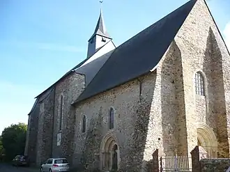 The church and priory of La Jaillette in Louvaines