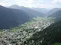 Aerial view of Davos
