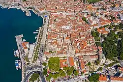Overhead view of Split