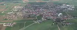 An aerial view of Nellingen