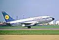A Lufthansa Boeing 737-100 in 1980.