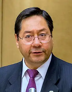 Luis Arce(2020–2025) (1963-09-28) September 28, 1963 (age&nbsp;62)